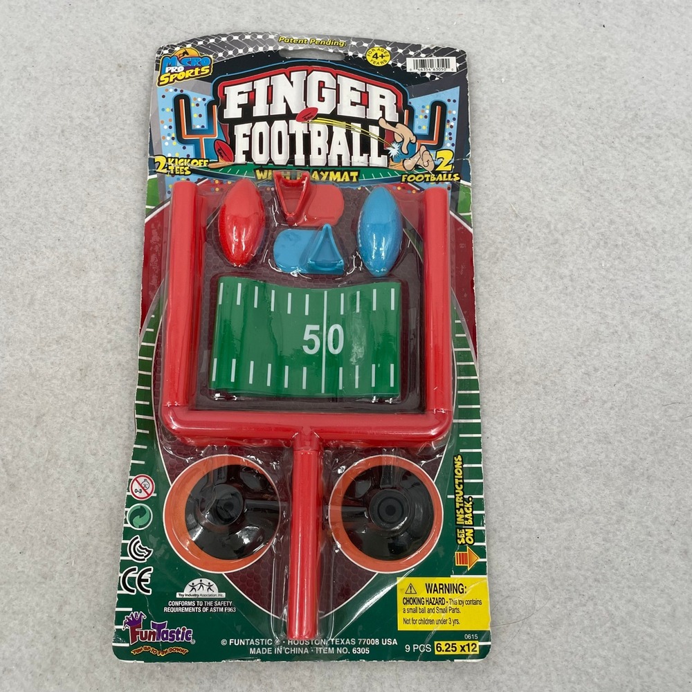 FunTastic Micro Pro Sports Finger Football Game Set with Playmat 6305 New
